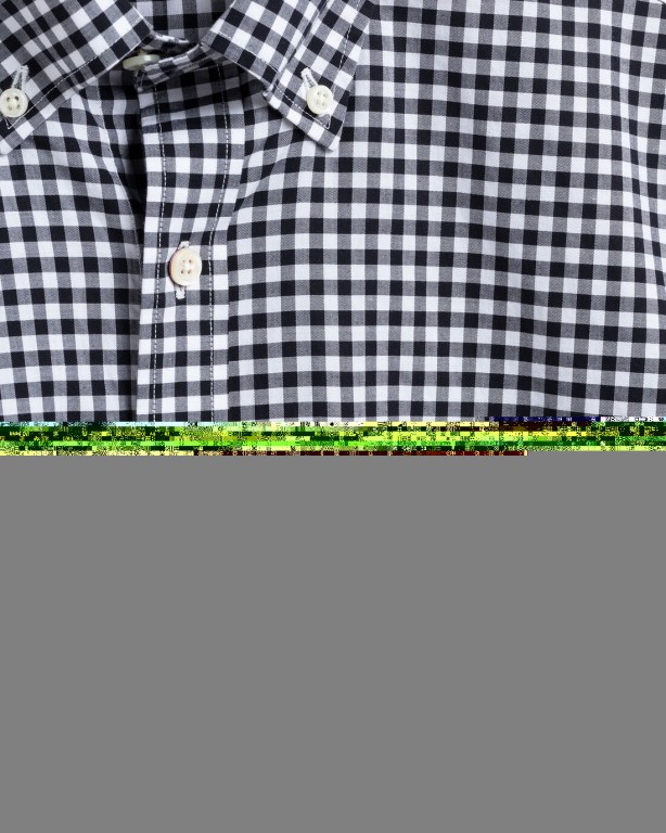 Gant Regular Fit Broadcloth Gingham Men's Shirts Black | JZHrlFnUKXH