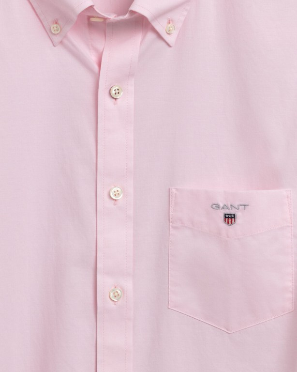 Gant Regular Fit Broadcloth Men's Shirts Pink | ALRfcrAKuzx