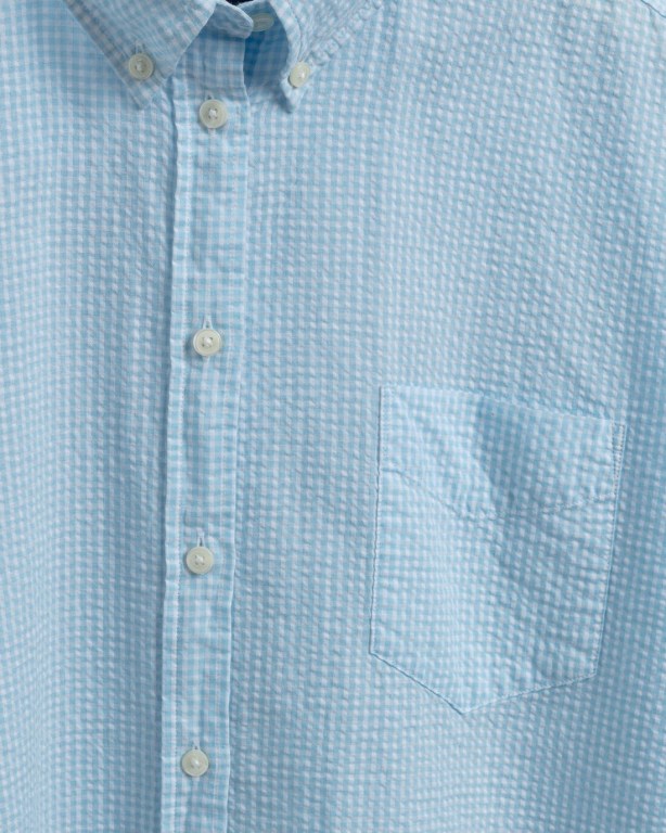 Gant Relaxed Fit Gingham Women's Shirts Light Blue | lXbHvpDjYT3