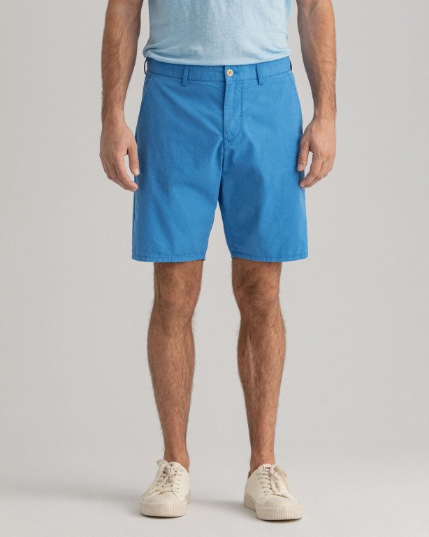 Gant Relaxed Fit Men's Shorts Blue | qpqX7uKwkLU