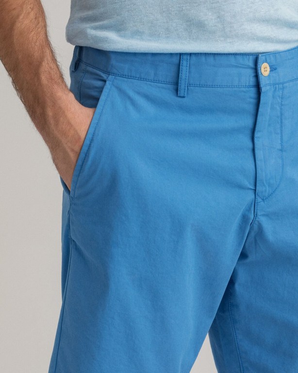 Gant Relaxed Fit Men's Shorts Blue | qpqX7uKwkLU