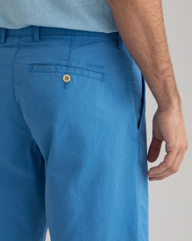 Gant Relaxed Fit Men's Shorts Blue | qpqX7uKwkLU