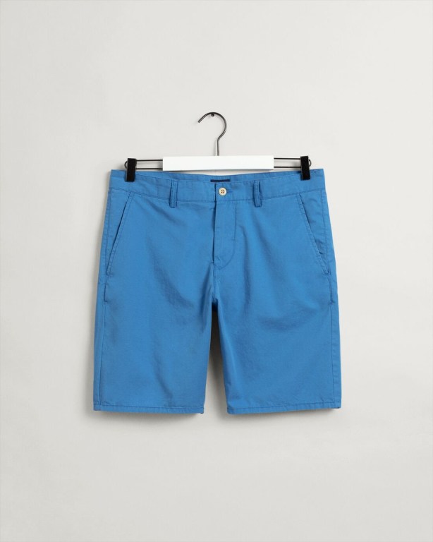 Gant Relaxed Fit Men's Shorts Blue | qpqX7uKwkLU