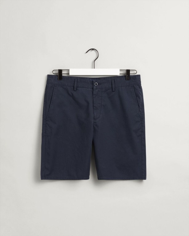 Gant Relaxed Fit Men's Shorts Dark Blue | mRVakCN2FFr