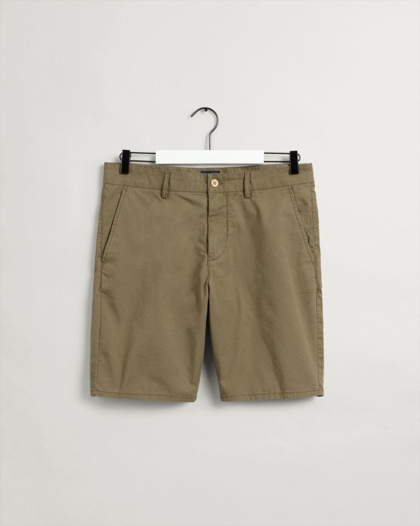 Gant Relaxed Fit Men's Shorts Green | VdBibx8o86K