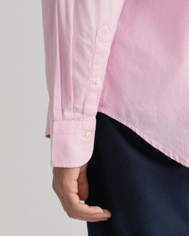 Gant Relaxed Fit Oxford Men's Shirts Pink | V3kmgySCl1G