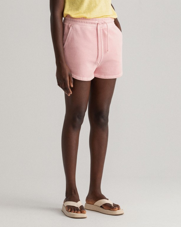 Gant Relaxed Fit Sunfaded Women's Shorts Pink | AiQSObLjcpz