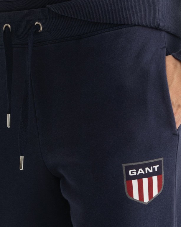 Gant Retro Shield Women's Sweatpants Blue | PHdqZHQuT5c