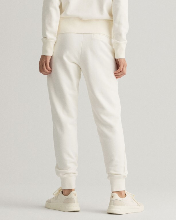 Gant Retro Shield Women's Sweatpants White | nLNgvOanSEL