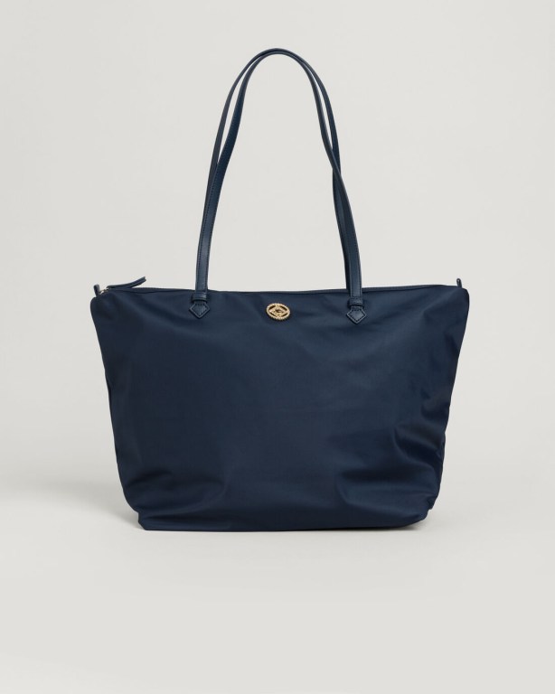 Gant Rope Icon Shopper Women\'s Bags Dark Blue | L2NIcroLEra