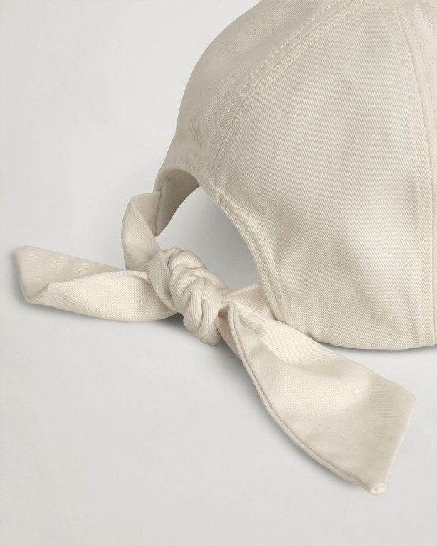 Gant Rope Icon Women's Caps Cream | 5ImPWErZQzI