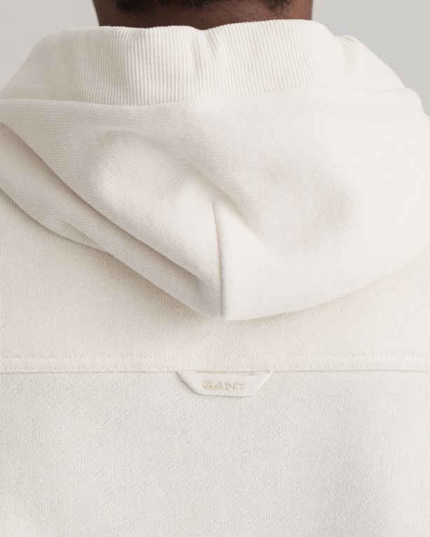 Gant Rough Weather Men's Hoodies White | Tmq5dLOaYZB