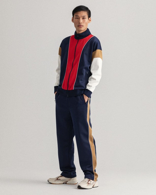 Gant Rough Weather Tracksuit Pants Men's Sweatpants Blue | IQJxtIYPP1L