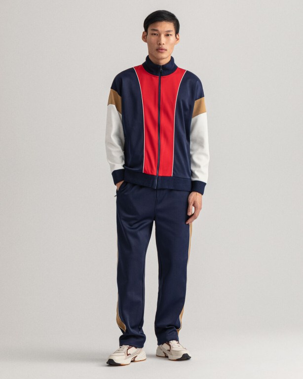 Gant Rough Weather Tracksuit Pants Men\'s Sweatpants Blue | IQJxtIYPP1L