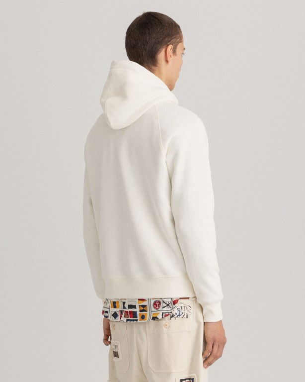 Gant Sailing Men's Hoodies White | iZYNzWOefLN