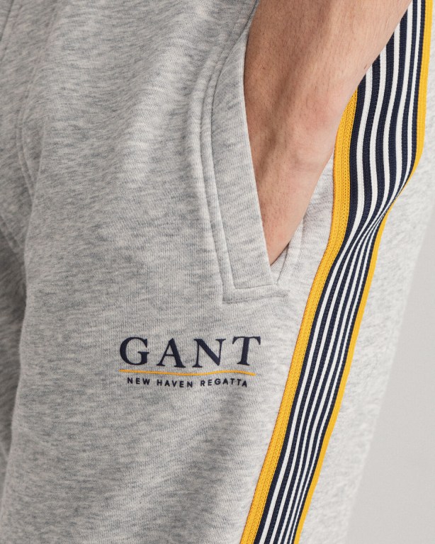 Gant Sailing Men's Sweatpants Light Grey | ZDfhqssFUeo