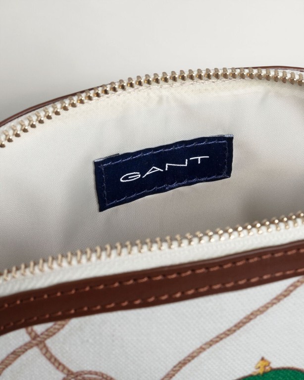 Gant Sailing Print Makeup Women's Bags Cream | cNzmhZz0inU