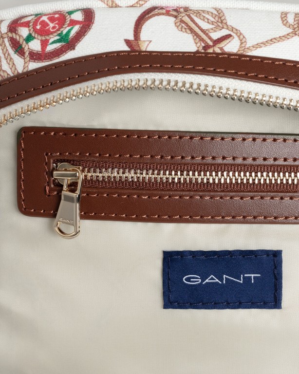 Gant Sailing Print Wash Women's Bags Cream | QQFH9eZsZGm