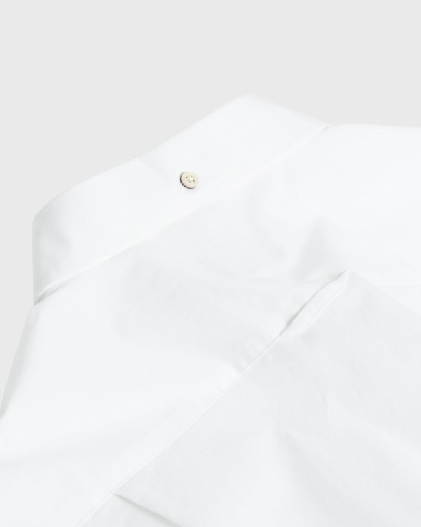 Gant Slim Fit Broadcloth Men's Shirts White | BkiCkeIdOFa