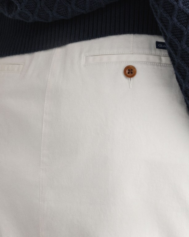 Gant Slim Fit Classic Chino Women's Skirts White | jgNYAtOCuVv