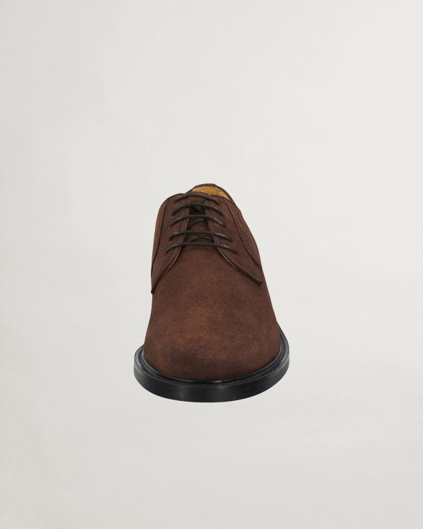 Gant St Akron Low Lace Men's Casual Shoes Dark Brown | xBeBnEbnqUh