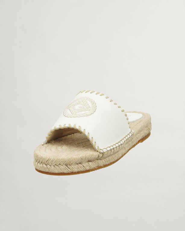 Gant St Bay Women's Sandals White | ZuG9mGggbPO