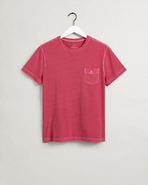 Gant Sunfaded Men's T-shirts Pink | j6czr7qRMMO