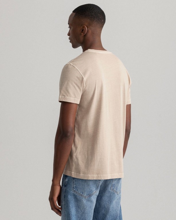 Gant Sunfaded Men's T-shirts White | x4tQvhlBmx6