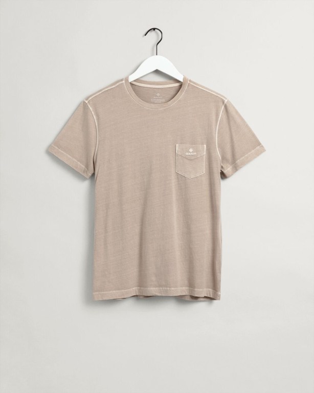 Gant Sunfaded Men's T-shirts White | x4tQvhlBmx6