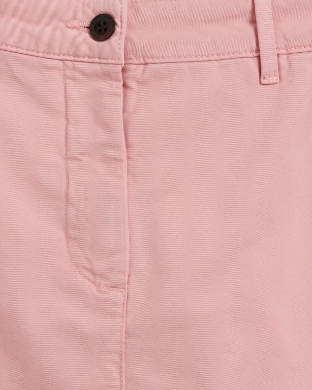 Gant Sunfaded Short Chino Skirt Women's Shorts Pink | dHaOfZ1Mlfa