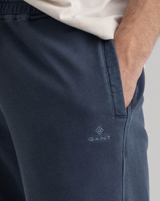 Gant Sunfaded Sweat Men's Shorts Blue | xDhbZS3wyDG