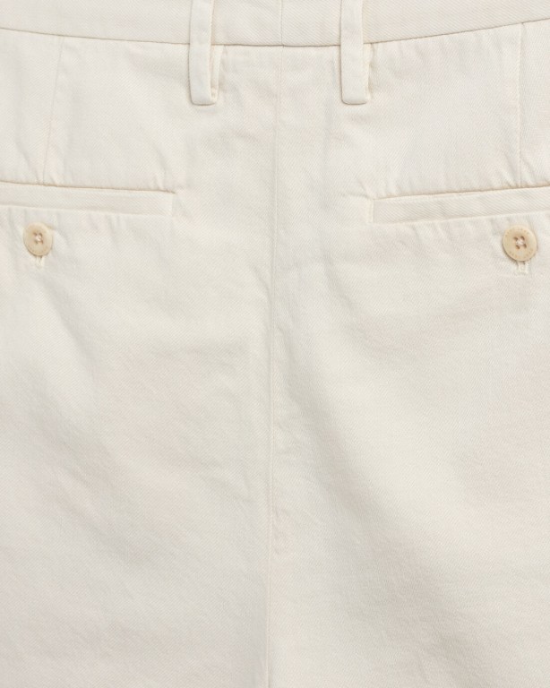 Gant Tailored Volume Men's Shorts White | f0FMbVEeSAO