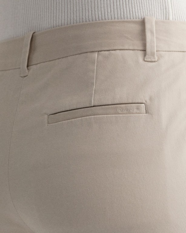 Gant Tech Prep™ Satin Slacks Women's Pants White | eVLQc2votA2