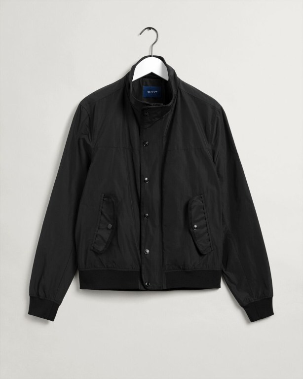 Gant Technical Short Men's Jackets Black | QNtSgPpB7r5