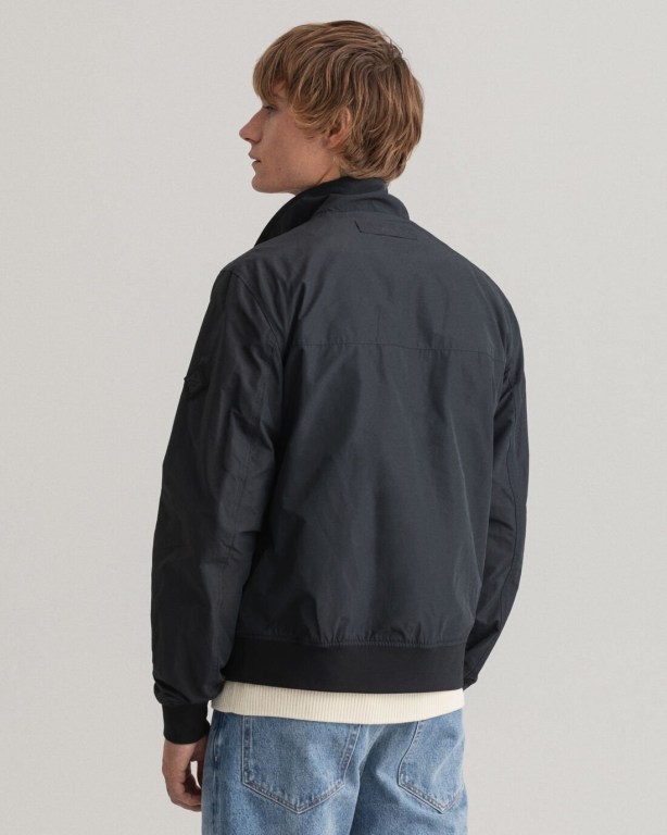 Gant Technical Short Men's Jackets Black | QNtSgPpB7r5