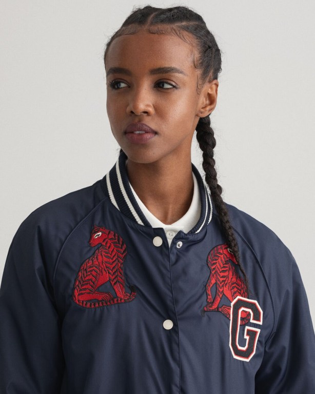 Gant Tigress Coach Women's Jackets Blue | A8zHoZPIIF9