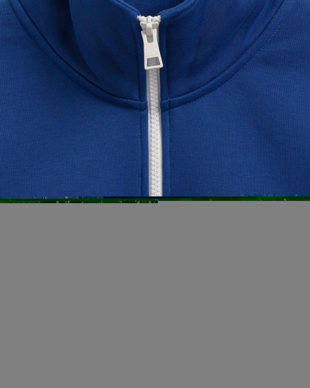 Gant V Stripe Tiger Men's Half Zip Sweatshirts Blue | 9f3mjlDK3Wd