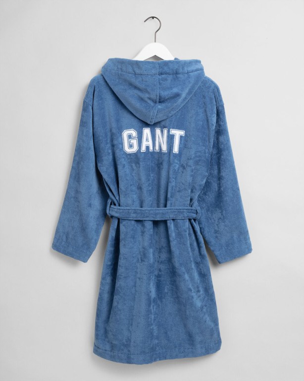 Gant Vacay Robe Men's Nightwear Light Blue | Fq3Z7tSJQUw