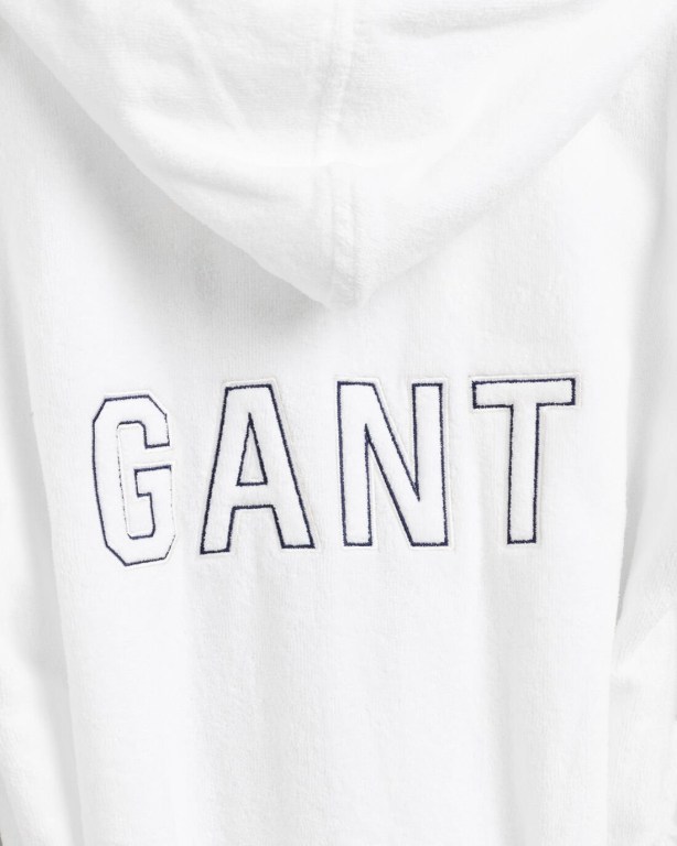 Gant Vacay Robe Men's Nightwear White | C6CfYhOcgD0