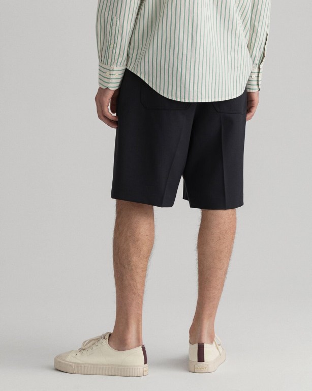 Gant Volume Men's Shorts Black | 9QTGv6zgp7s