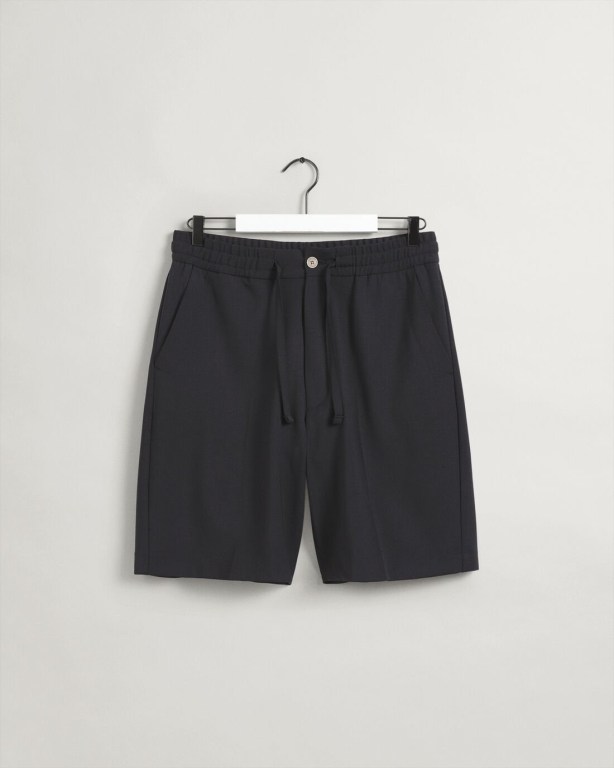 Gant Volume Men's Shorts Black | 9QTGv6zgp7s