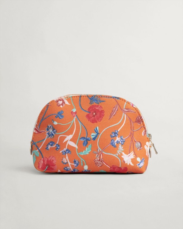 Gant Wild Floral Print Makeup Women\'s Bags Orange | AKOeisa0KNQ