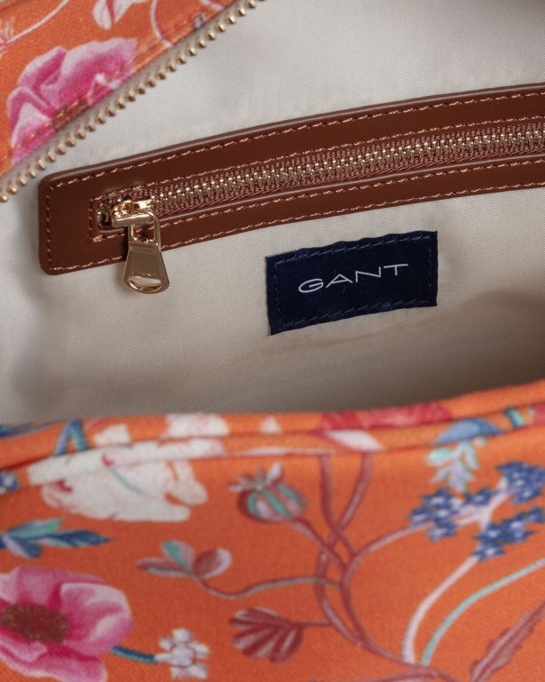 Gant Wild Floral Print Wash Women's Bags Orange | j8j2Y03zzHN